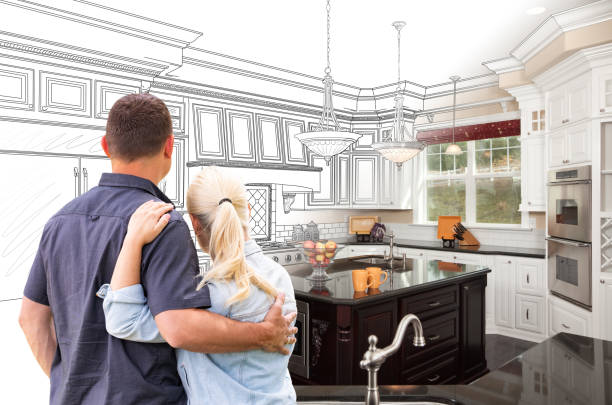 Professional Kitchen Island Installation technician working in Myersville, MD